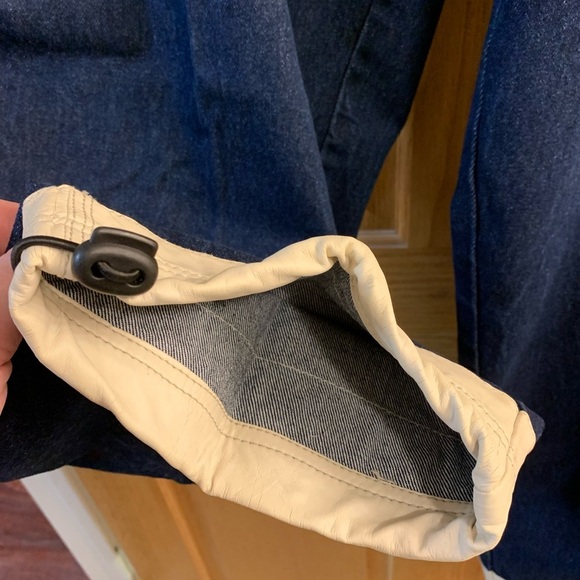 Vintage 90’s Platinum Nova Jeans 36X31 Blue Denim Drawstring Ankle Hip Hop Pants - Picture 5 of 10